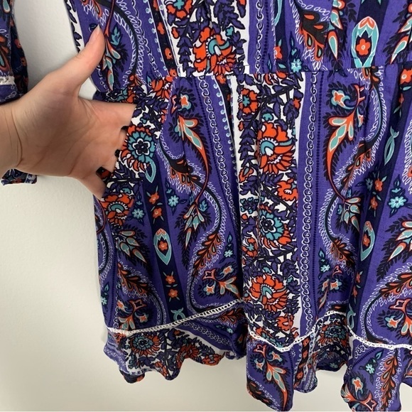 Pura Emocag bohemian print long sleeve pocket romper - Picture 7 of 15